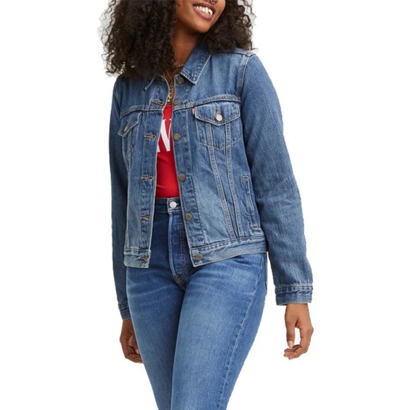 Levi’s Trucker Denim Jean Jacket - Picture 1 of 11